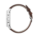 Buy Shop Hugo Boss Navigator White Dial Brown Leather Strap Watch for Men - 1513495 USA Online