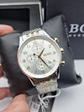 Buy Shop Hugo Boss Navigator White Dial Two Tone Steel Strap Watch for Men - 1513499 USA Online