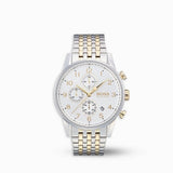 Buy Shop Hugo Boss Navigator White Dial Two Tone Steel Strap Watch for Men - 1513499 USA Online