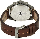 Buy Shop Hugo Boss Nomad Blue Dial Brown Leather Strap Watch for Men - 1513773 USA Online