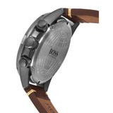 Buy Shop Hugo Boss Nomad Blue Dial Brown Leather Strap Watch for Men - 1513773 USA Online