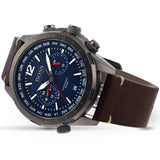 Buy Shop Hugo Boss Nomad Blue Dial Brown Leather Strap Watch for Men - 1513773 USA Online