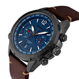 Buy Shop Hugo Boss Nomad Blue Dial Brown Leather Strap Watch for Men - 1513773 USA Online