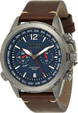 Buy Shop Hugo Boss Nomad Blue Dial Brown Leather Strap Watch for Men - 1513773 USA Online