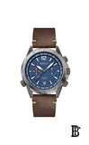 Buy Shop Hugo Boss Nomad Blue Dial Brown Leather Strap Watch for Men - 1513773 USA Online