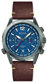 Buy Shop Hugo Boss Nomad Blue Dial Brown Leather Strap Watch for Men - 1513773 USA Online