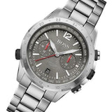 Buy Shop Hugo Boss Nomad Grey Dial Silver Steel Strap Watch for Men - 1513774 USA Online