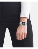 Buy Shop Hugo Boss Novia Black Dial Silver Steel Strap Watch for Women - 1502614 USA Online