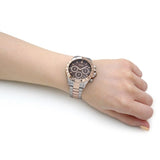 Buy Shop Hugo Boss Novia Brown Dial Two Tone Steel Strap Watch for Women - 1502617 USA Online