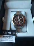 Buy Shop Hugo Boss Novia Brown Dial Two Tone Steel Strap Watch for Women - 1502617 USA Online
