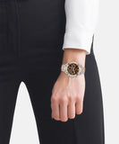 Buy Shop Hugo Boss Novia Brown Dial Two Tone Steel Strap Watch for Women - 1502617 USA Online