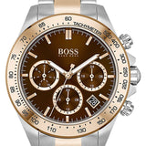 Buy Shop Hugo Boss Novia Brown Dial Two Tone Steel Strap Watch for Women - 1502617 USA Online
