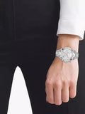 Buy Shop Hugo Boss Novia Chronograph Silver Dial Silver Steel Strap Watch for Women - 1502616 USA Online