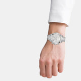 Buy Shop Hugo Boss Novia Chronograph Silver Dial Silver Steel Strap Watch for Women - 1502616 USA Online