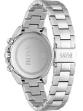 Buy Shop Hugo Boss Novia Chronograph Silver Dial Silver Steel Strap Watch for Women - 1502616 USA Online