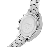 Buy Shop Hugo Boss Novia Chronograph Silver Dial Silver Steel Strap Watch for Women - 1502616 USA Online