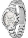 Buy Shop Hugo Boss Novia Chronograph Silver Dial Silver Steel Strap Watch for Women - 1502616 USA Online