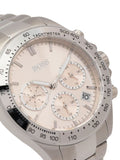 Buy Shop Hugo Boss Novia Pink Dial Silver Steel Strap Watch for Women - 1502615 USA Online