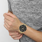 Buy Shop Hugo Boss Ocean Edition Black Dial Gold Mesh Bracelet Watch for Men - 1513703 USA Online