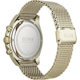 Buy Shop Hugo Boss Ocean Edition Black Dial Gold Mesh Bracelet Watch for Men - 1513703 USA Online