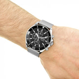 Buy Shop Hugo Boss Ocean Edition Black Dial Silver Mesh Bracelet Watch for Men - 1513701 USA Online