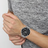 Buy Shop Hugo Boss Ocean Edition Black Dial Silver Mesh Bracelet Watch for Men - 1513701 USA Online