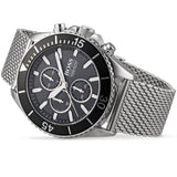 Buy Shop Hugo Boss Ocean Edition Black Dial Silver Mesh Bracelet Watch for Men - 1513701 USA Online