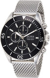Buy Shop Hugo Boss Ocean Edition Black Dial Silver Mesh Bracelet Watch for Men - 1513701 USA Online