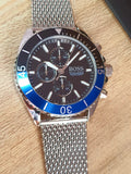 Buy Shop Hugo Boss Ocean Edition Black Dial Silver Mesh Strap Watch for Men - 1513742 USA Online
