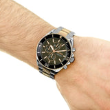 Buy Shop Hugo Boss Ocean Edition Black Dial Two Tone Steel Strap Watch for Men - 1513705 USA Online
