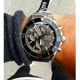 Buy Shop Hugo Boss Ocean Edition Black Dial Two Tone Steel Strap Watch for Men - 1513705 USA Online