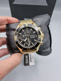 Buy Shop Hugo Boss Ocean Edition Black Dial Two Tone Steel Strap Watch for Men - 1513705 USA Online