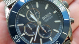 Buy Shop Hugo Boss Ocean Edition Blue Dial Black Mesh Bracelet Watch for Men - 1513702 USA Online