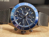 Buy Shop Hugo Boss Ocean Edition Blue Dial Black Mesh Bracelet Watch for Men - 1513702 USA Online