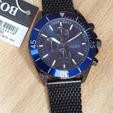 Buy Shop Hugo Boss Ocean Edition Blue Dial Black Mesh Bracelet Watch for Men - 1513702 USA Online