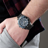 Buy Shop Hugo Boss Ocean Edition Blue Dial Black Mesh Bracelet Watch for Men - 1513702 USA Online