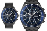 Buy Shop Hugo Boss Ocean Edition Blue Dial Black Mesh Bracelet Watch for Men - 1513702 USA Online