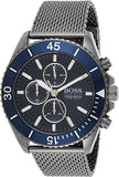 Buy Shop Hugo Boss Ocean Edition Blue Dial Black Mesh Bracelet Watch for Men - 1513702 USA Online