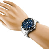 Buy Shop Hugo Boss Ocean Edition Chronograph Blue Dial Silver Steel Strap Watch for Men - 1513704 USA Online