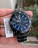 Buy Shop Hugo Boss Ocean Edition Navy Blue Dial Black Steel Strap Watch for Men - 1513743 USA Online