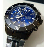 Buy Shop Hugo Boss Ocean Edition Navy Blue Dial Black Steel Strap Watch for Men - 1513743 USA Online