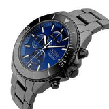 Buy Shop Hugo Boss Ocean Edition Navy Blue Dial Black Steel Strap Watch for Men - 1513743 USA Online