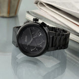 Buy Shop Hugo Boss One Chronograph Black Dial Black Steel Strap Watch For Men - 1514001 USA Online