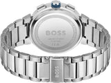 Buy Shop Hugo Boss One Chronograph Blue Dial Silver Steel Strap Watch For Men - 1513999 USA Online