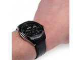Buy Shop Hugo Boss Onyx Black Dial Black Leather Strap Watch for Men - 1513367 USA Online