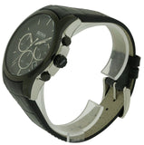 Buy Shop Hugo Boss Onyx Black Dial Black Leather Strap Watch for Men - 1513367 USA Online