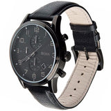 Buy Shop Hugo Boss Onyx Black Dial Black Leather Strap Watch for Men - 1513367 USA Online