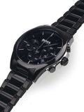 Buy Shop Hugo Boss Onyx Black Dial Black Steel Strap Watch for Men - 1513365 USA Online