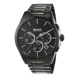Buy Shop Hugo Boss Onyx Black Dial Black Steel Strap Watch for Men - 1513365 USA Online