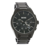 Buy Shop Hugo Boss Onyx Black Dial Black Steel Strap Watch for Men - 1513365 USA Online
